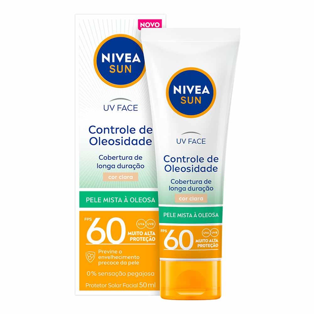 NIVEA SUN Protetor Solar UV Face Controle de Oleosidade FPS 60  50ml - 2