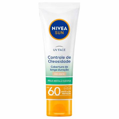 NIVEA SUN Protetor Solar UV Face Controle de Oleosidade FPS 60  50ml