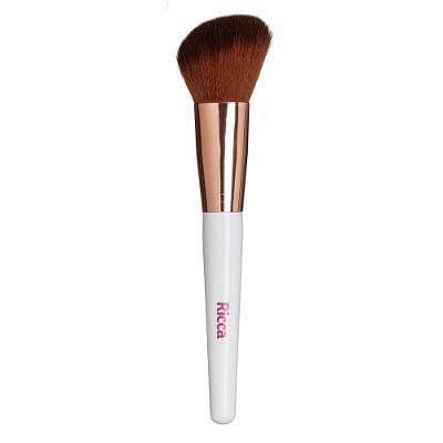 Pincel para Blush Chanfrado Ricca Rose Gold