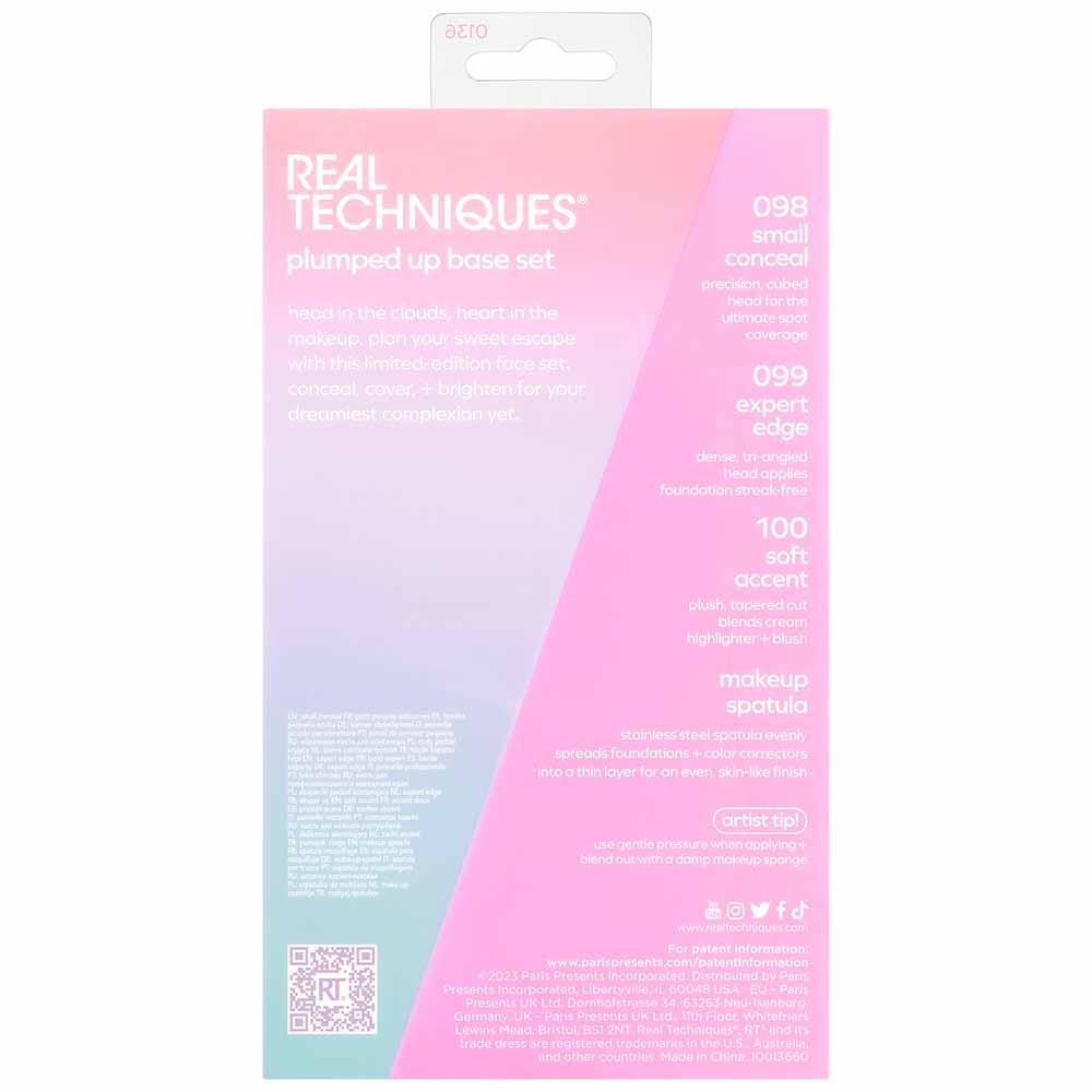 Kit Real Techniques Pastel Pop Plumped Up com 3 Pincéis + Espátula - 4