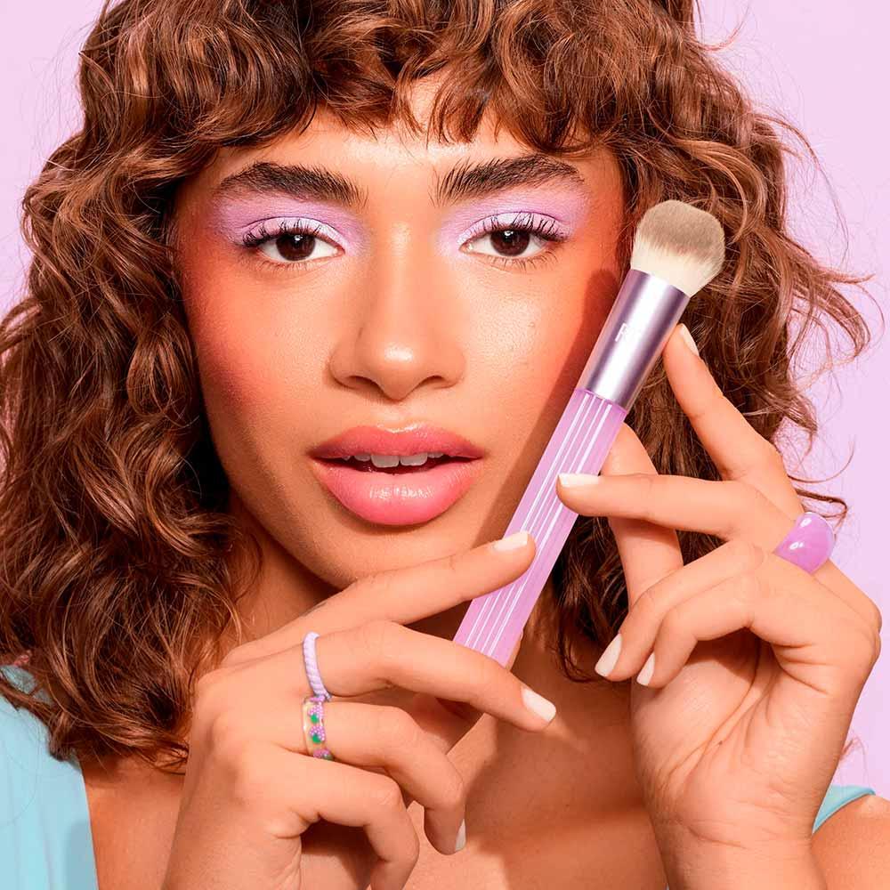 Kit Real Techniques Pastel Pop Plumped Up com 3 Pincéis + Espátula - 7