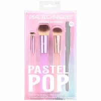 Kit Real Techniques Pastel Pop Plumped Up com 3 Pincéis + Espátula - 1