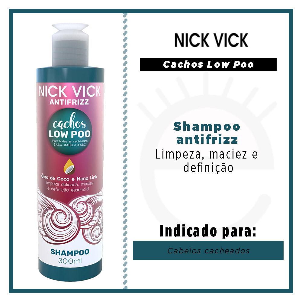 Nick Vick Antifrizz Cachos Low Poo - Shampoo - 2
