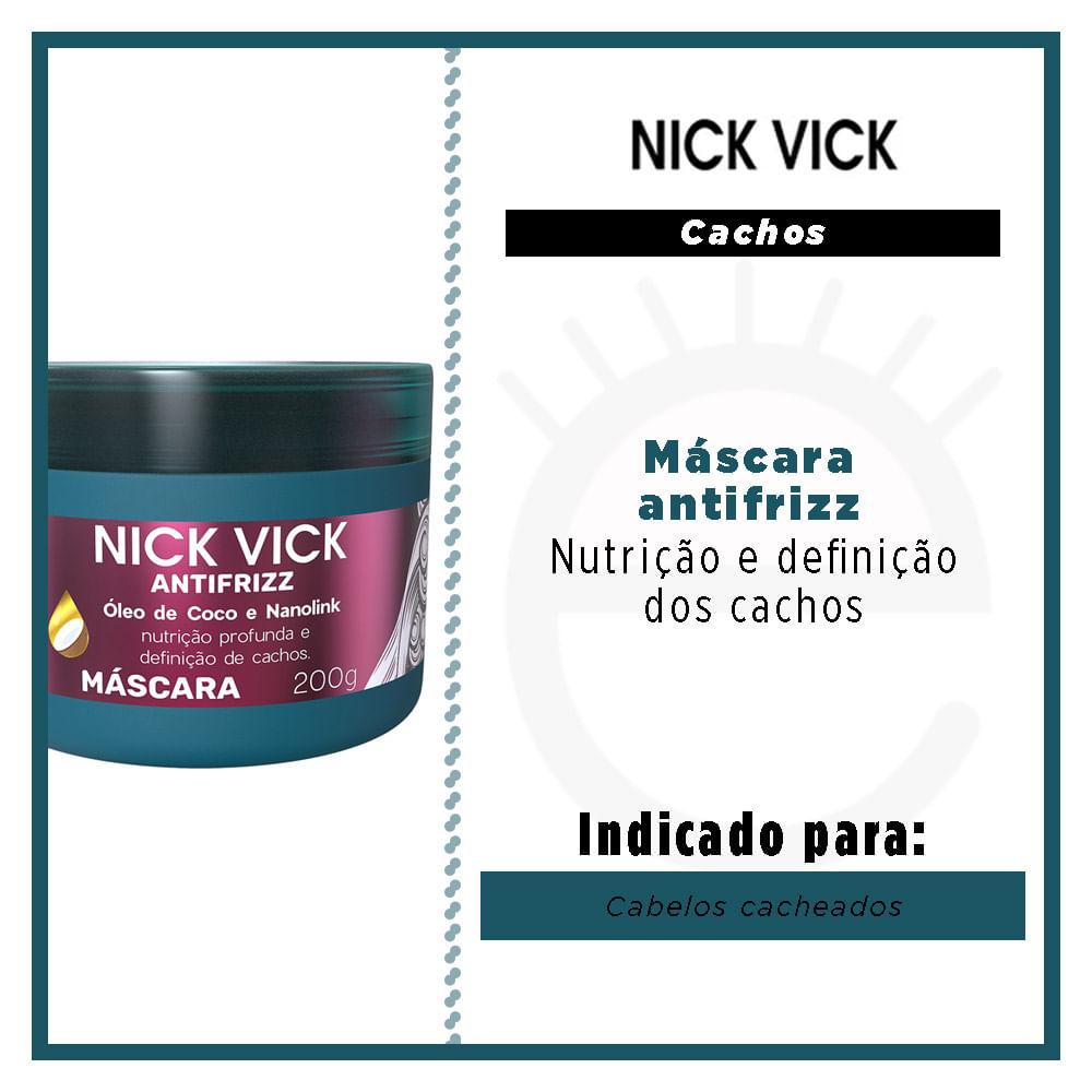 Nick Vick Antifrizz Cachos - Máscara de Nutrição - 2