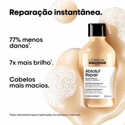 Shampoo Refil L'Oréal Professionnel Absolut Repair Com Proteína e Ômega 9