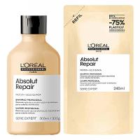 L'Oréal Professionnel Absolut Repair Gold Quinoa + Protein Kit - Shampoo + Refil - 1