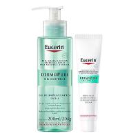 Eucerin DermoPure Oil Control Kit - Creme Facial + Gel de Limpeza Facial para Peles Oleosas e Acneicas - 1