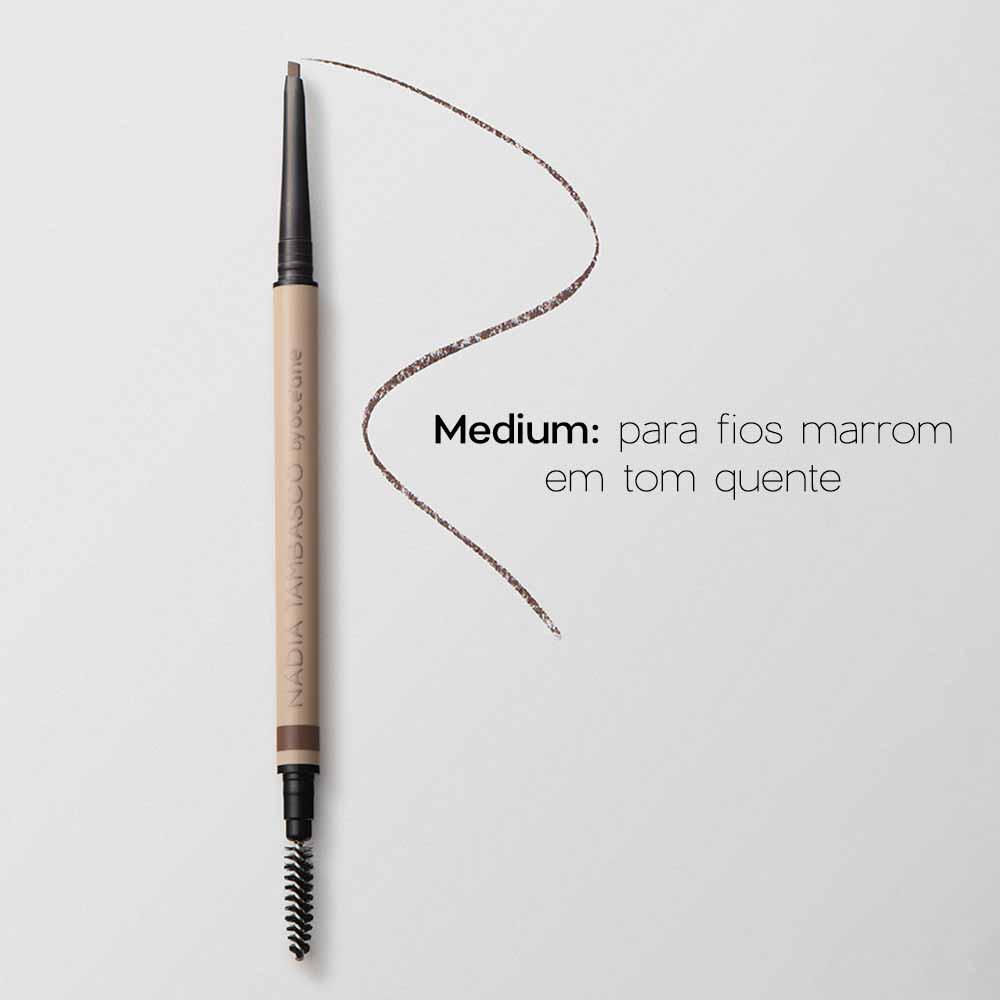 Lápis de Sobrancelha Multifuncional Nadia Tambasco by Océane - Slim Brow Pencil - 5