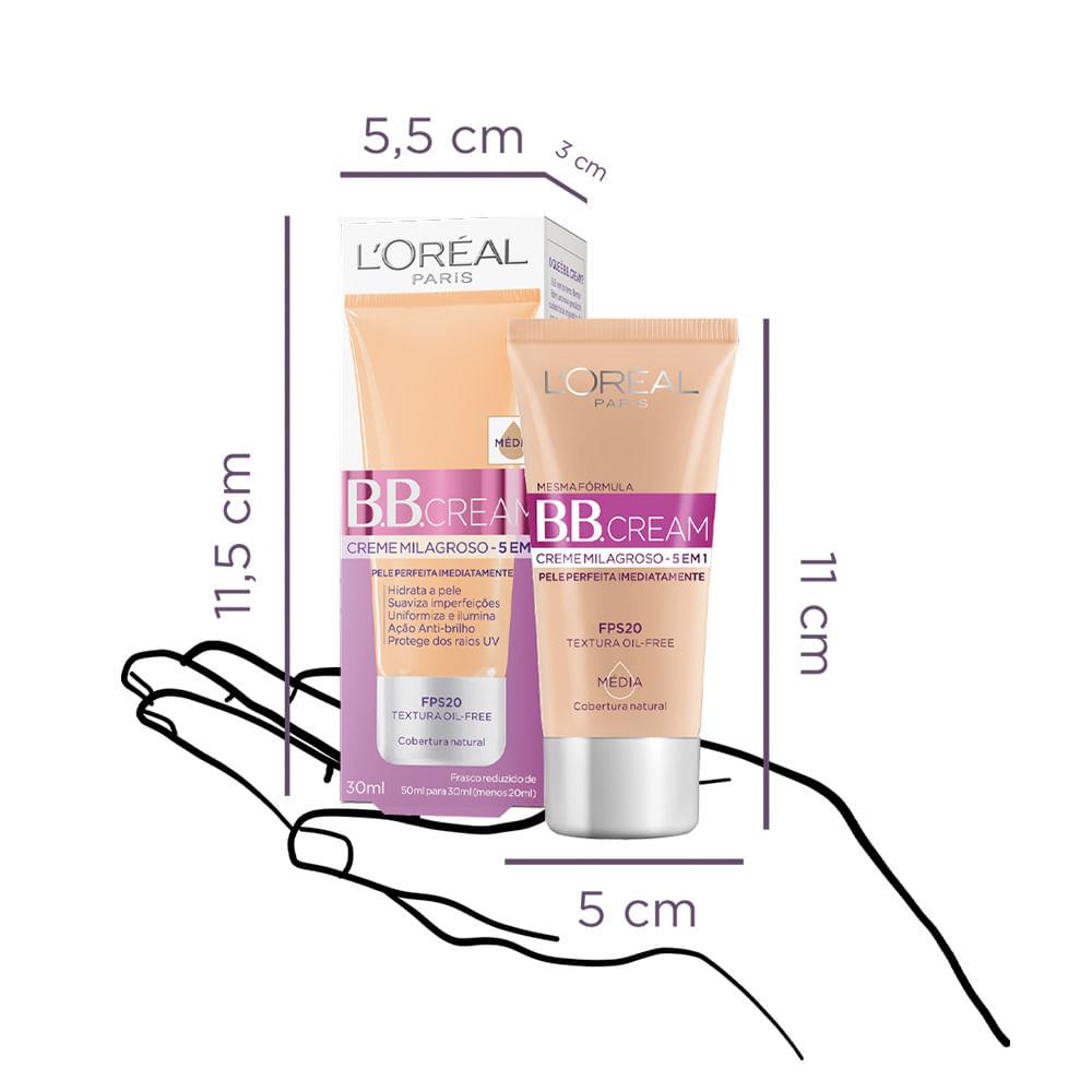 Base BB Cream L'Oréal Paris Dermo Expertise FPS20  30ml - 3