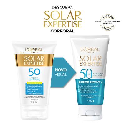 Protetor Solar Corporal L'Oréal Paris Solar Expertise Supreme Protect 4 FPS50