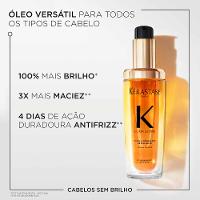 Kérastase Ultime Kit - Óleo Capilar + Shampoo para Cabelos sem Brilho - 3