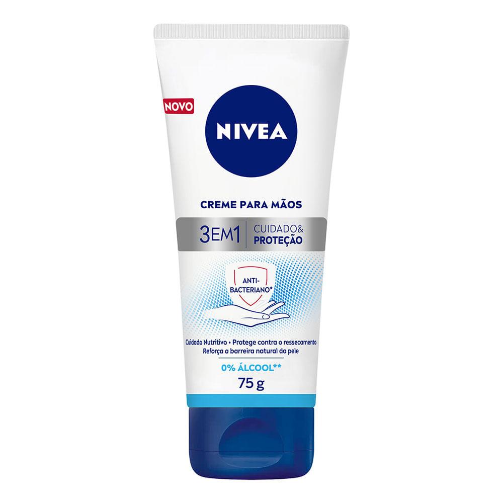 Creme para as Mãos 3 em 1 NIVEA Ação Antibacteriana - 1