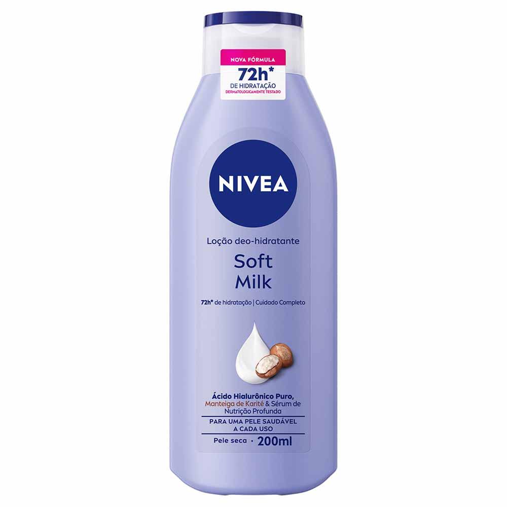 NIVEA Loção Hidratante Corporal  Soft Milk  Hidratação Profunda - 1