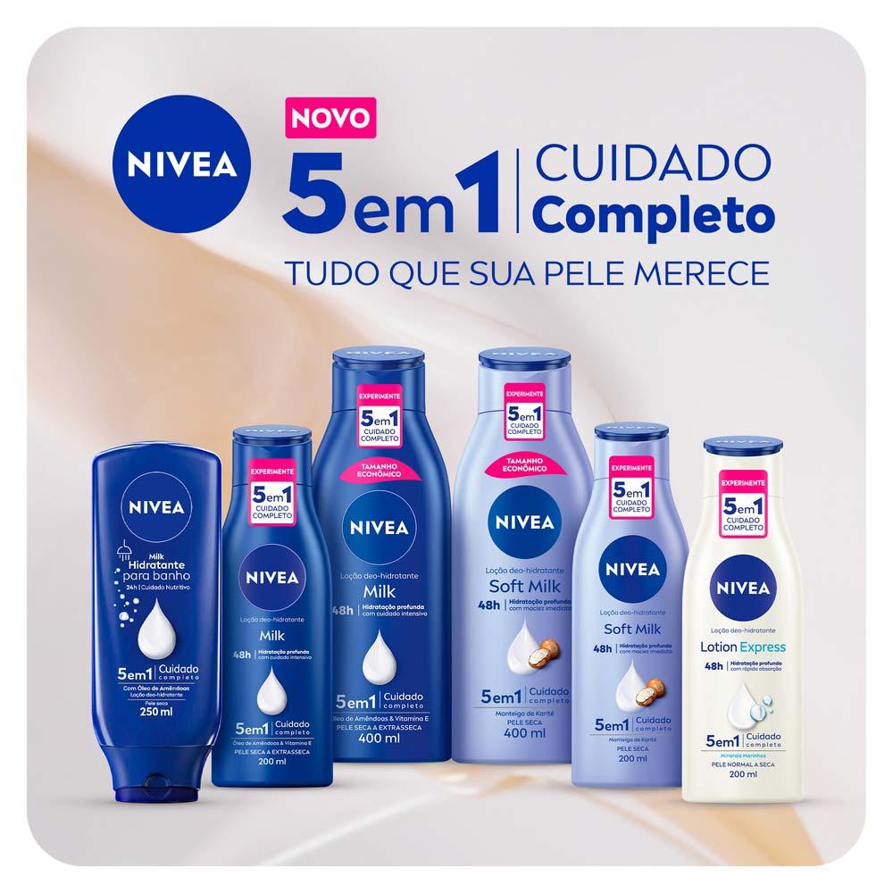 Hidratante Para Banho NIVEA Milk - 7