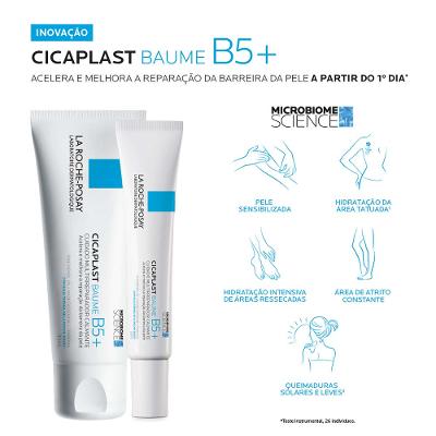 Hidratante Corporal Multirreparador para Pele Sensível e Irritada La Roche-Posay Cicaplast Baume B5+