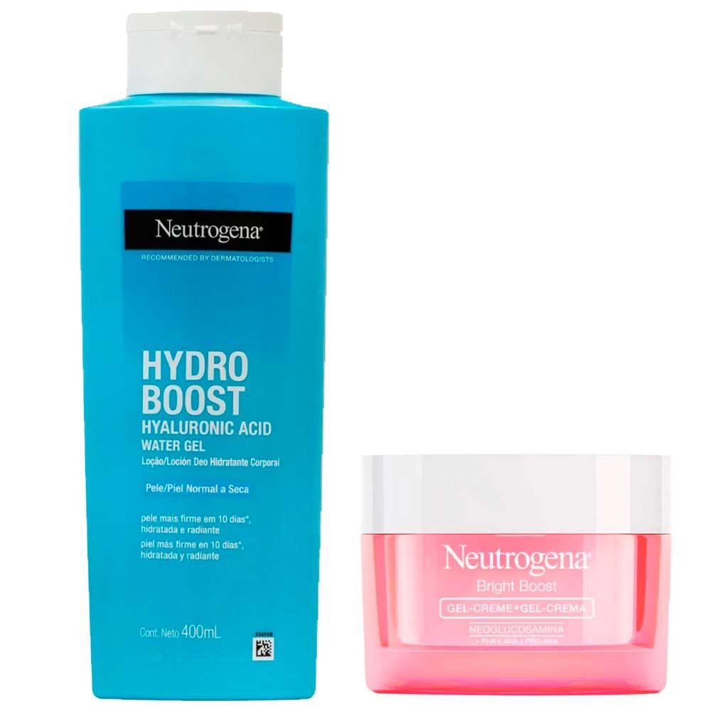 Neutrogena Kit - Hidratante Corporal Hydro Boost + Bright Boost Gel Creme - 1