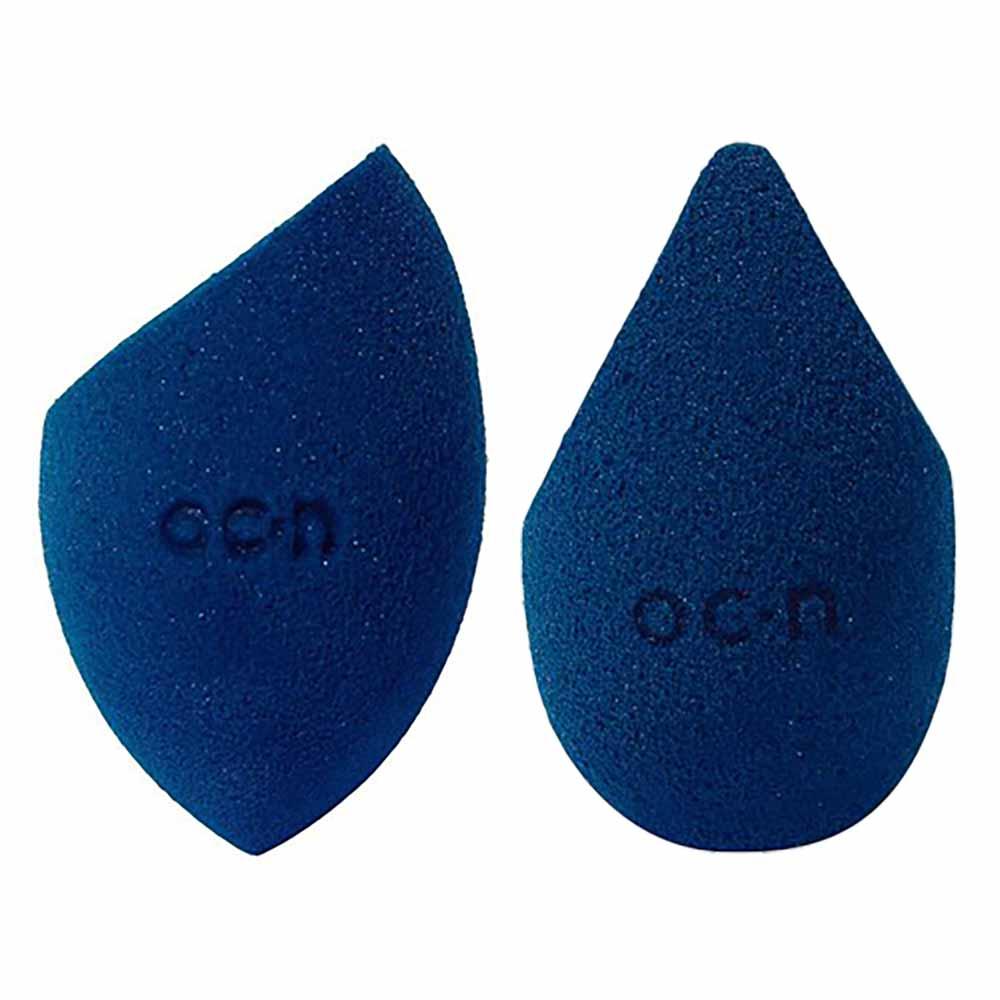 Océane Kit - Esponjas de Maquiagem Sister Blend Azul + Flat Blend Azul - 1