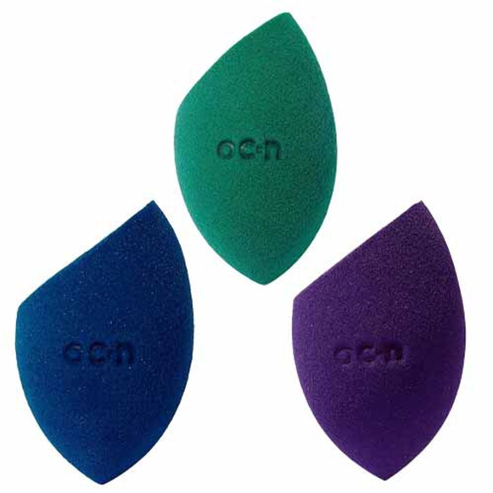 Océane Flat Blend Kit com 3 Esponjas de Maquiagem - 1