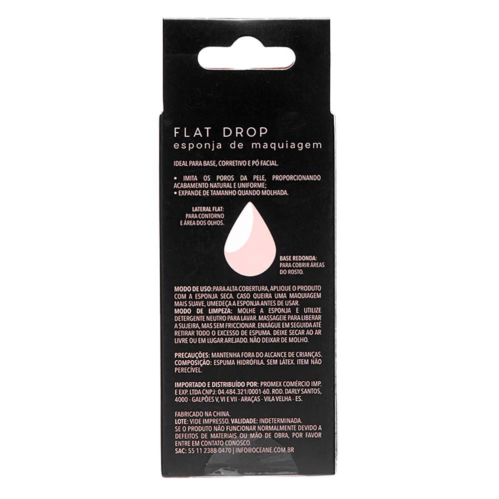 Esponja de Maquiagem Océane Edition Flat Drop – Preto - 4