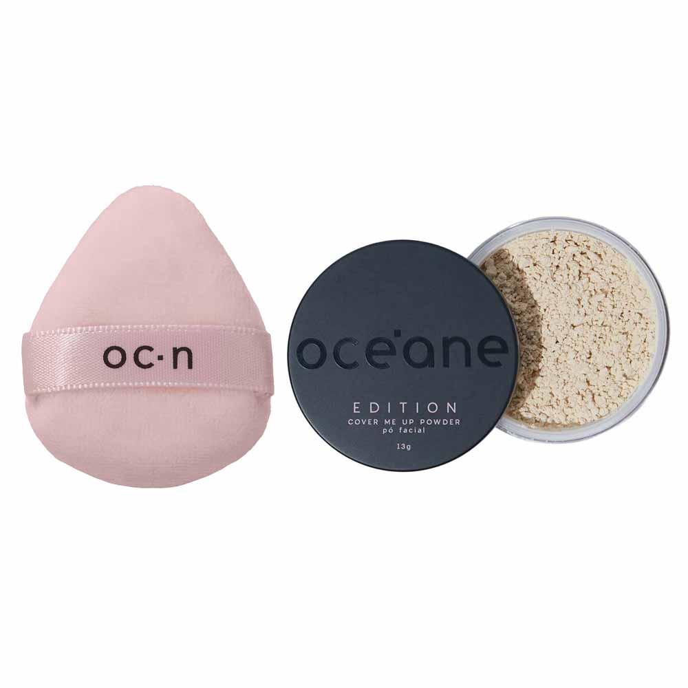Océane Kit – Esponja + Pó Solto Facial Translúcido - 1