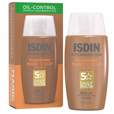 ISDIN Protetor Solar Facial Fusion Water Magic Color FPS50