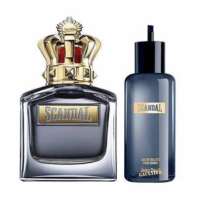 Scandal Pour Homme Kit - Refil + Perfume Masculino EDT
