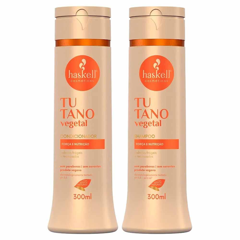Haskell Tutano Vegetal Kit - Shampoo Hidratante + Condicionador Hidratante - 1