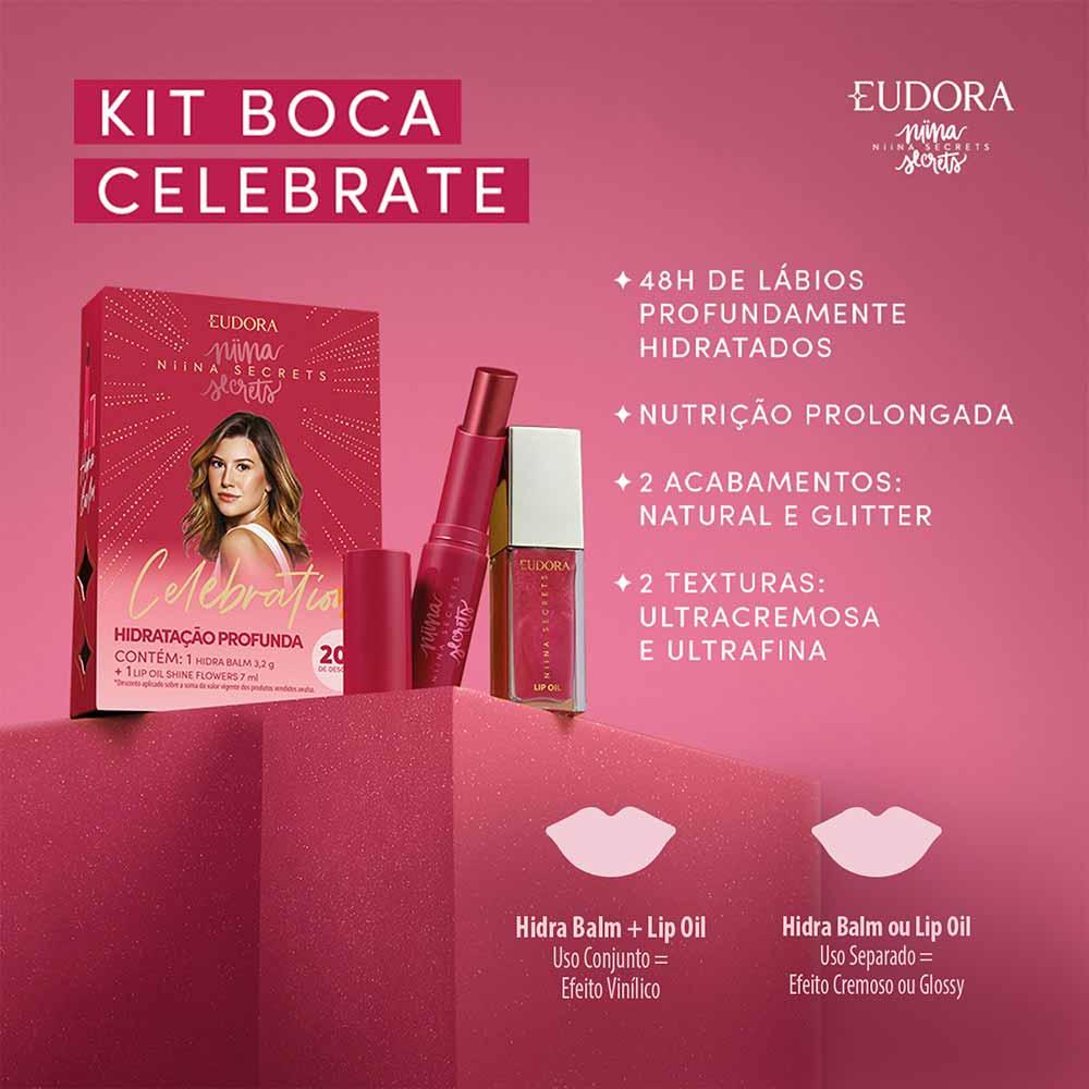 Niina Secrets by Eudora Celebration Kit - Balm Labial + Lip Oil - 3