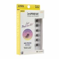 Cílios Postiços ImPRESS Press-on Falsies Mini Refil - Atraente Natural - 1