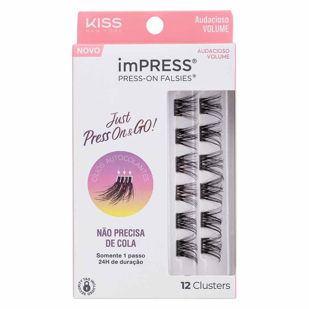 Cílios Postiços ImPRESS Press-on Falsies Mini Refil - Audacioso Volume - 1