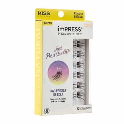 Cílios Postiços ImPRESS Press-on Falsies Mini Refil - Clássico Natural