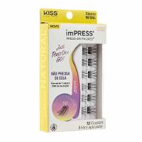 ImPRESS Press-on Falsies Clássico Natural Kit - 12 Cílios Postiços + 1 Mini Aplicador - 1