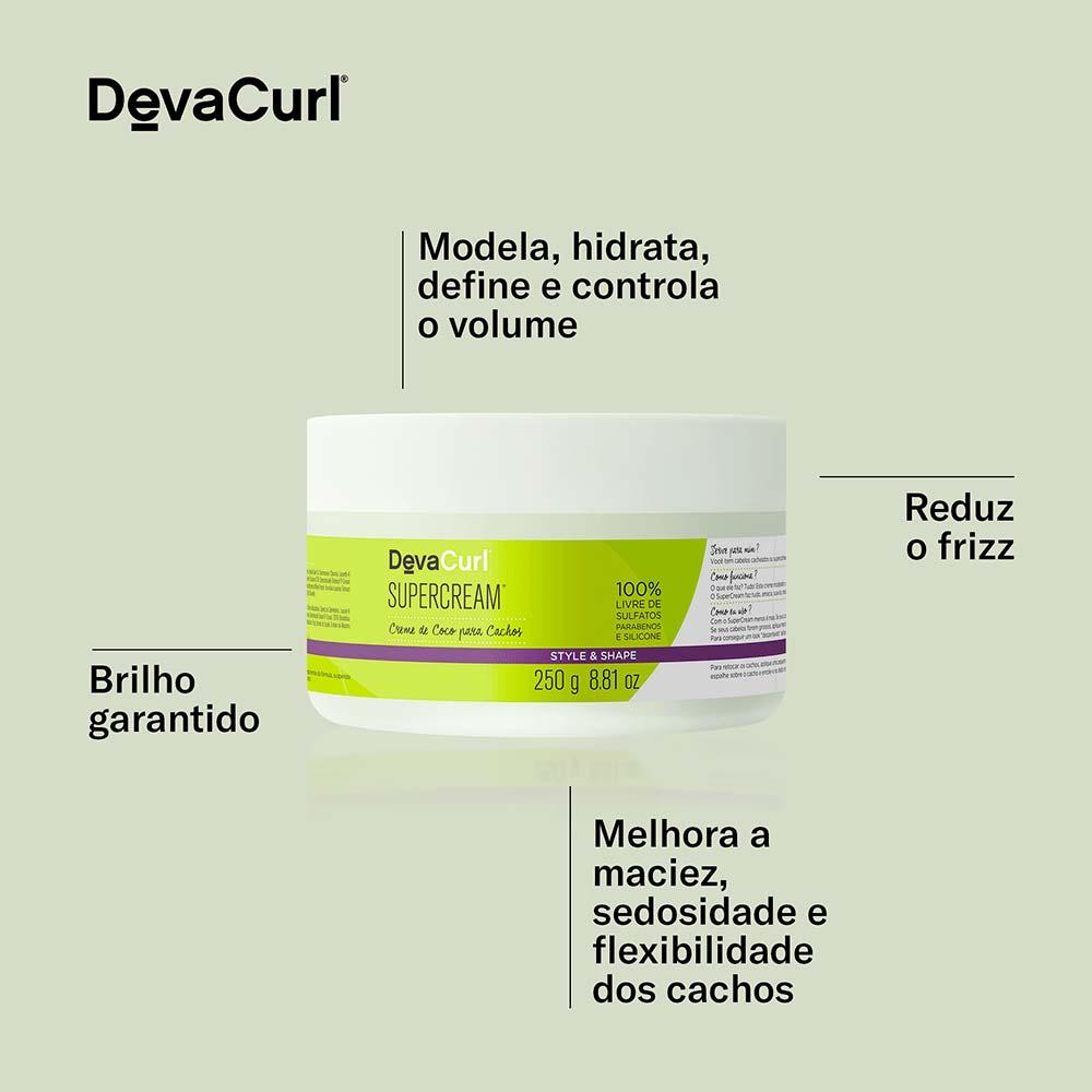 Deva Curl Creme de Coco para Cachos - Creme Modelador - 3