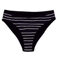 Calcinha Absorvente Bela Gil Korui - Preta e Branca - 1