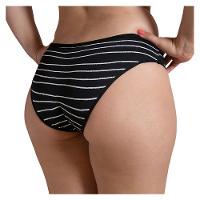 Calcinha Absorvente Bela Gil Korui - Preta e Branca - 3