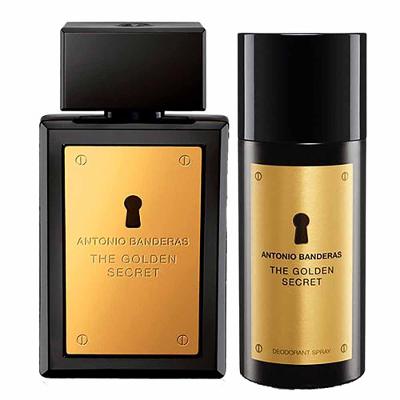 Banderas The Golden Secret Kit – Desodorante + Perfume Masculino EDT