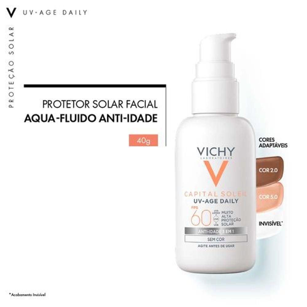 Protetor Solar Facial com Cor Vichy – UV-Age Daily FPS60 - 5
