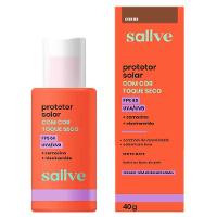 Protetor Solar Facial com Cor Sallve Toque Seco FPS60 - 1
