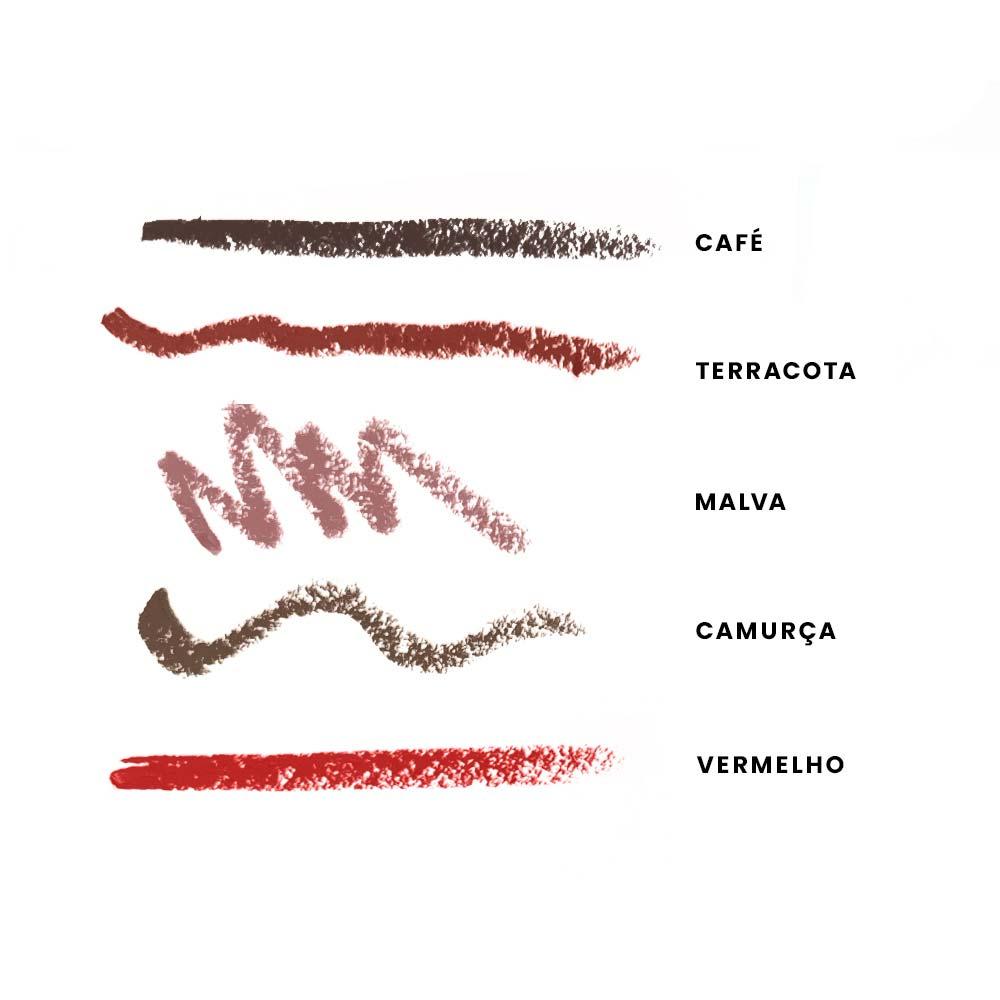 Lapiseira Retrátil Para Lábios Contém 1g - 5