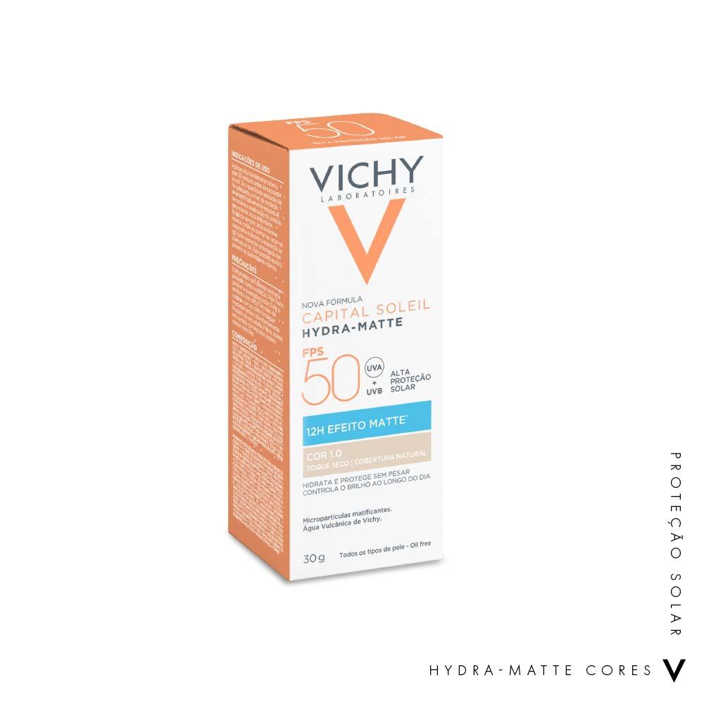 Protetor Solar Facial com Cor Vichy Capital Soleil Hydra-Matte FPS50 - 8