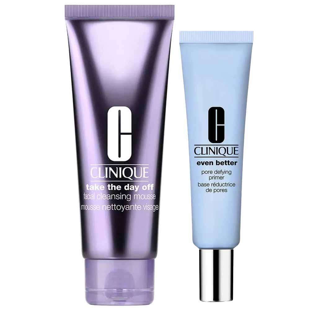 Clinique Mousse de Limpeza Facial Take the Day Off + Primer Facial Even Better Kit Presenteável - 1
