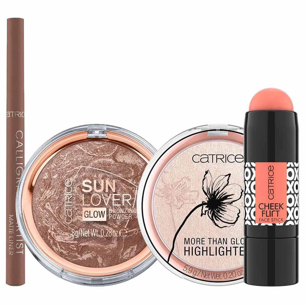 Catrice - Bronzeador + Blush + Delineador + Iluminador Kit Presenteável - 1