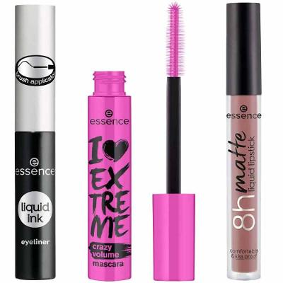Essence – Delineador + Máscara + Batom Kit Presenteável