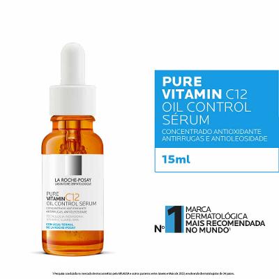 Sérum Antirrugas La Roche-Posay - Pure Vitamin C12 Oil Control
