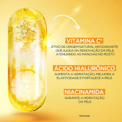Hidratante Facial Antimanchas Garnier Skin Vitamina C Toque Seco