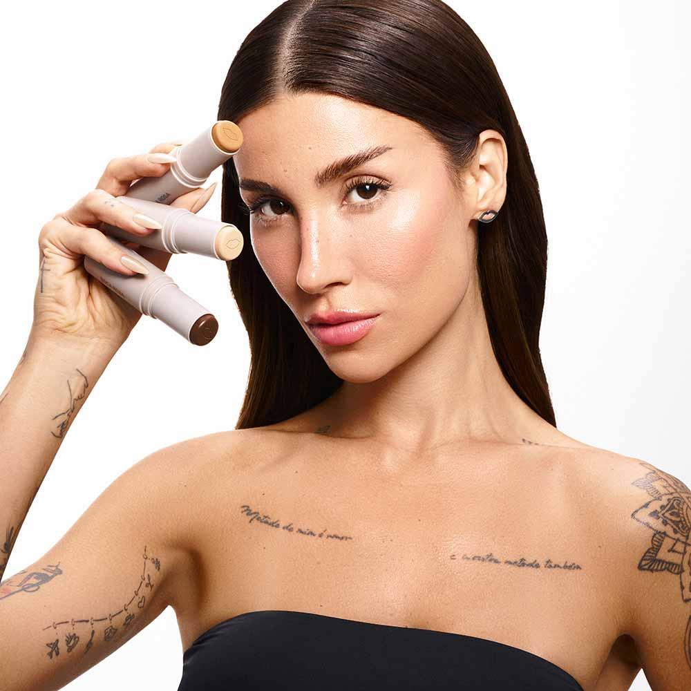 Base Multifuncional Boca Rosa - Stick Pele - 8