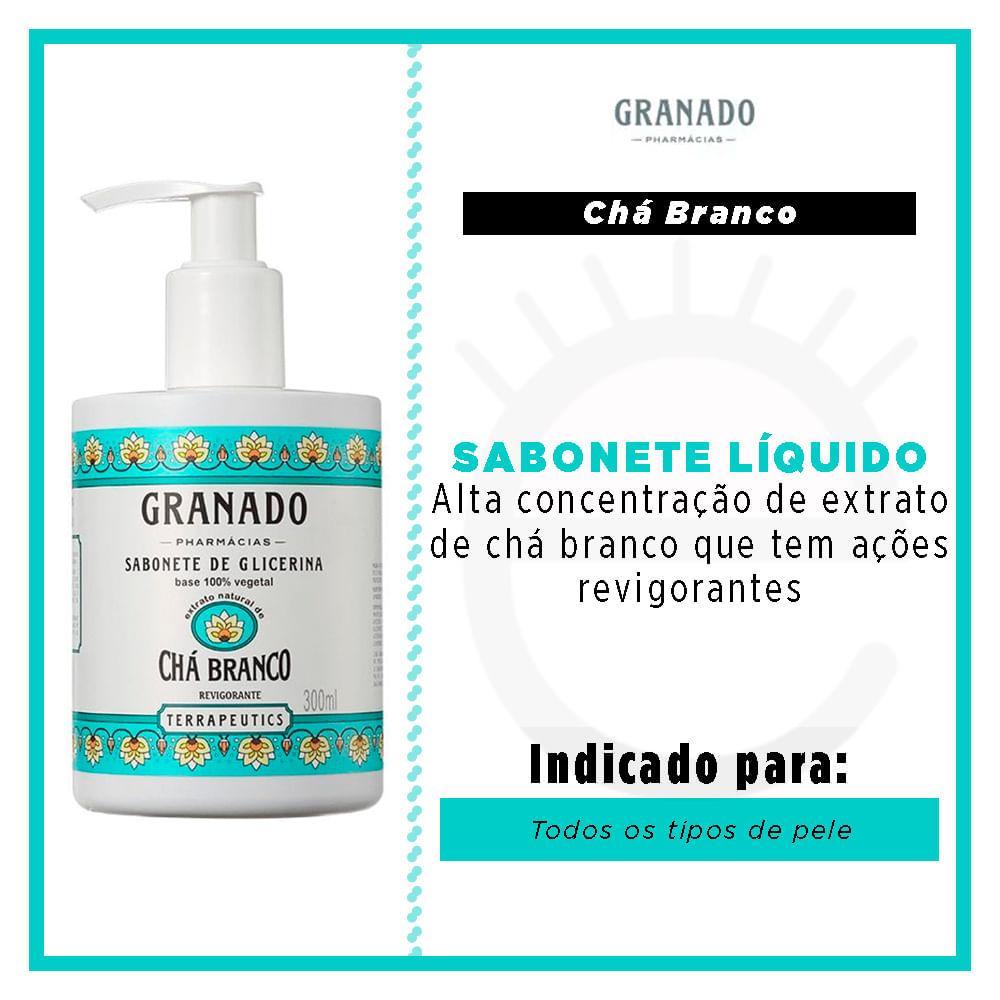 Sabonete Líquido Terrapeutics Chá Branco Granado - 2