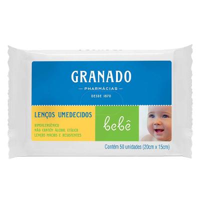 Lenços Umedecidos Bebê Tradicional Granado