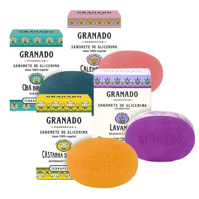 Granado Terrapeutics – 4 unidades de Sabonetes em Barra Kit Presenteável