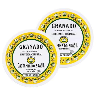 Granado Castanha do Brasil – Esfoliante Corporal + Manteiga Corporal Kit Presenteável